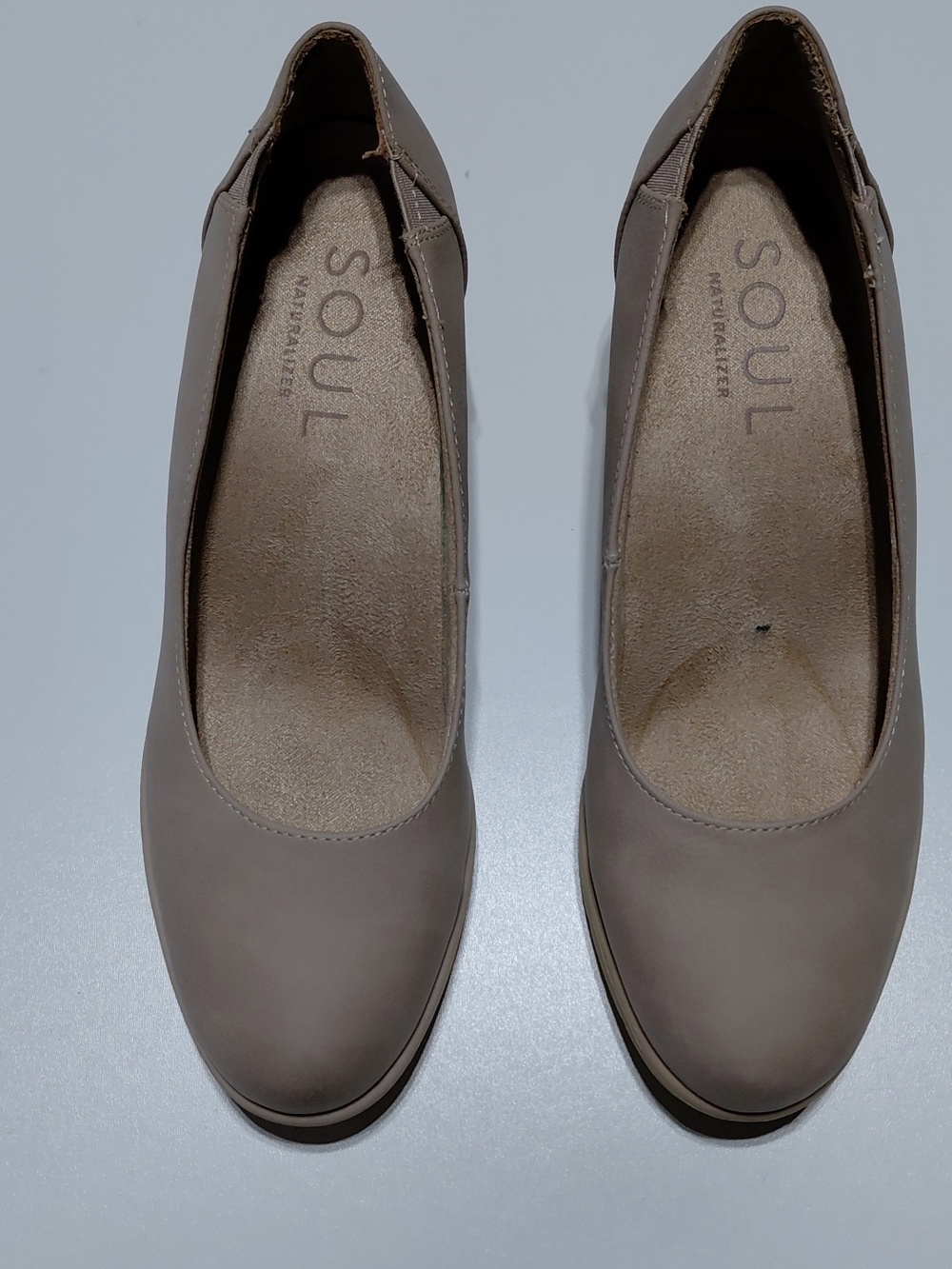 SOUL NATURALIZER Women’s Nude/Taupe About Time Comfort Wedge Pumps Size 7M